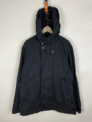 A.P.C. Navy Dark/Blue Faded Hooded Cliff Parka Mens Jacket Sz XXL - Image 1 of 4