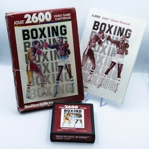 RealSports Boxing Atari 2600 | Cartridge Box Manual CIB | Tested & Working - Picture 1 of 7