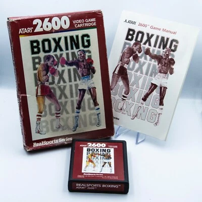 RealSports Boxing Atari 2600 | Cartridge Box Manual CIB | Tested & Working - Image 1 of 4