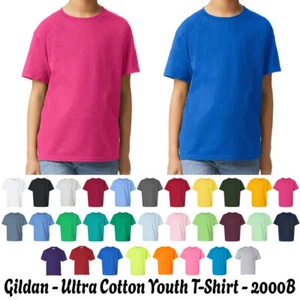 Gildan - Camiseta juvenil ultra algodón 100 % algodón estadounidense. 2000B - Imagen 1 de 33