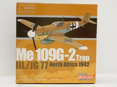 1/72 Dragon Wings Model Messerschmitt Me 109G-2 Trop., N. Africa, 1942 (#50087) - Image 1 of 4