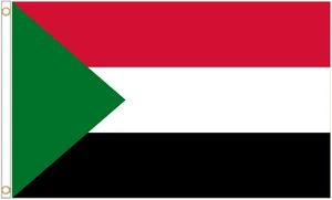 Sudan Polyester Flag - Choice of Sizes - Picture 1 of 3