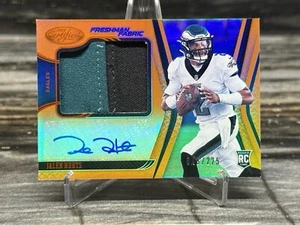 Jalen Hurts Rookie RPA - 2020 Panini Certified Freshman Fabric 45/225 - Picture 1 of 3