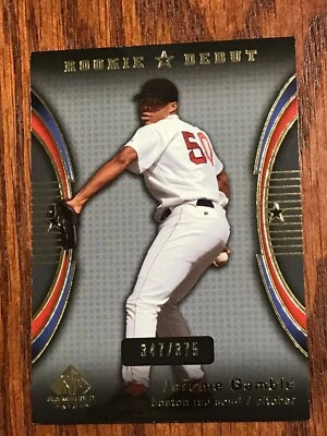 2004 SP 比赛使用补丁棒球 JEROME GAMBLE 新秀卡-系列 # 347/375 — 第 1/2 张图片