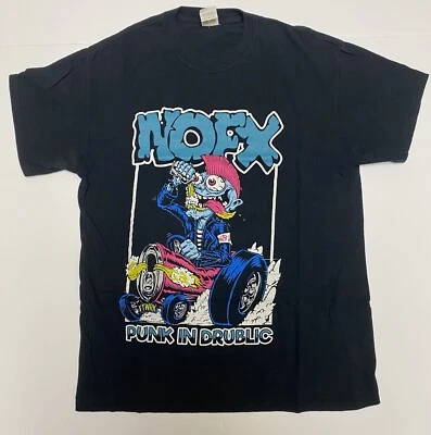 NOFX Punk In Drublic 2017 Concert Tour Double Sided Shirt - Size Men’s Medium - Image 1 of 4