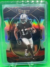 2022 Select Black & Red Concourse Prizm Die-cut Davante Adams #17 Raiders