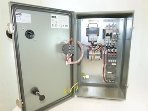 Motor & Pump Control Panel 1 HP 240V N4/12 ABB Breaker Disconnect ELO CPT HOA - Picture 1 of 1