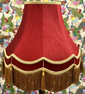 Burgundy Red Lampshades Wall & Ceiling Lights Table Floor & Standard Lamp shades - Picture 1 of 5