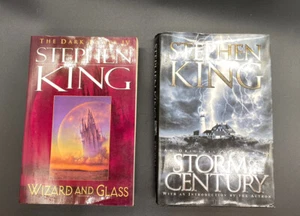 Lot of 2 Stephen King Books Dark Tower Wizard And Glass / Storm Of The Century - Picture 1 of 6