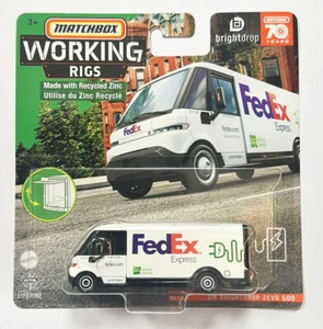 Matchbox Working Rigs GM Brightdrop ZEVO 600 Fedex Delivery Truck - Picture 1 of 1