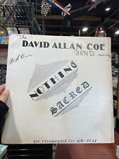 NOTHING SACRED The David Allan Coe Band VG+ Vinyl 1979 D.A.C. Records LP-0002 VG