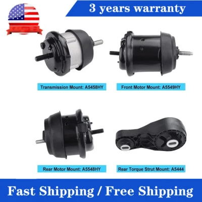 4Pcs Motor Mount Kit For Saturn Outlook Buick Chevrolet Traverse GMC Acadia 3.6L Foto 1 de 4