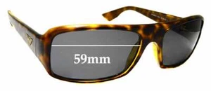 SFx Replacement Sunglass Lenses Fits Emporio Armani Ea9665/s - 59mm Wide - Picture 1 of 26