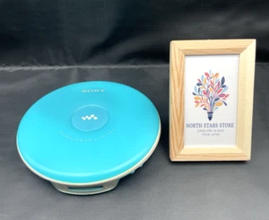 Reproductor de CD portátil Sony D-EJ002 Walkman azul probado funcionando Japón usado Discman - Imagen 1 de 6