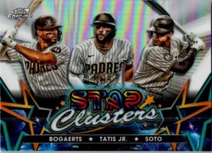 Clusters cromados cósmicos Topps 2023 Soto, Tatís Jr., Xander Bogaerts #SC-7 - Imagen 1 de 1