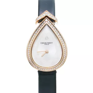CHAUMET Josephine Aigret W85374-001 White/Blanc/diamond Ladies Watches quart... - Picture 1 of 7