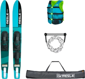 MESLE Wasserski Set XPlore 157 cm mit Weste, Leine & Tasche, Anfänger Ausrüstung - Bild 1 von 15