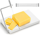 Trancheuse à fromage ZEAYEA, coupe-fromage marbre avec 6 fils, 8" L X 5" L lourd