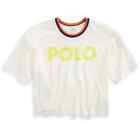 Ralph Lauren Polo Crop Neon Logo T-Shirt L BNWT RRP £65 (#H1/18)