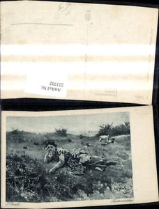 223702,Künstler Ak J. Gisela Hirtenmädchen Hirte Schäfer Landwirtschaft - Bild 1 von 1