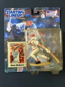 2000 Starting Lineup MARK MCGWIRE Baseball Figure Card Cardinals SLU MLB NEW - Picture 1 of 14