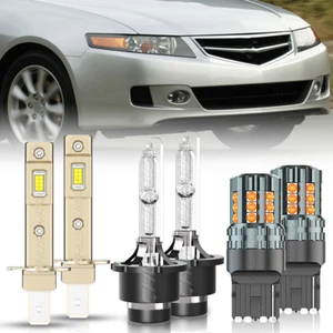 For Acura TSX 2004-2008 HID/LED Headlight High/Low Beam+Turn Signal Light Bulbs - Picture 1 of 12