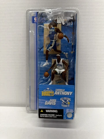 Carmelo Anthony Denver Nuggets Baron Davis New Orleans Hornets McFarlane Figures Cover