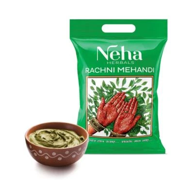 Neha Herbals Rachni Mehandi Polvo Cabello Saludable y Tatuajes Temporales 1000 gm Foto 1 de 4