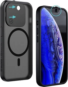 Spy-Fy iPhone 15 Pro custodia privacy 15 Smokey, Smokey - Foto 1 di 6