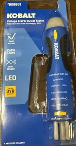 Kobalt 2-in-1 Non-Contact Voltage Detector and GFCI Outlet Tester #909981 - Picture 1 of 8