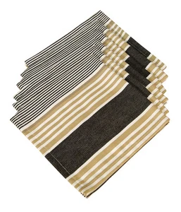 Baumwollservietten Granitstreifen 6er Pack - Bild 1 von 3