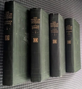 Charles Dickens London Edition Vol 2 Set 4 Pickwick, Dorrit,Dombey,Mutual Friend - Picture 1 of 24