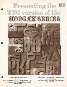 Películas tipográficas de la serie Chicago Morgan * Impresión artesanal * Folleto de 16 páginas - Imagen 1 de 3