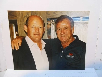 RAY NITSCHKE/LEW BURDETTE MILW BRAVES PITCHER JUNE 1987 RED CARPET MILWUAKEE - Image 1 of 2