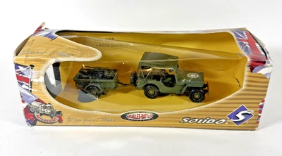 Bataille's-Battles Diecast 6145 Military  Jeep + Accessories - Solido S - Image 1 of 4