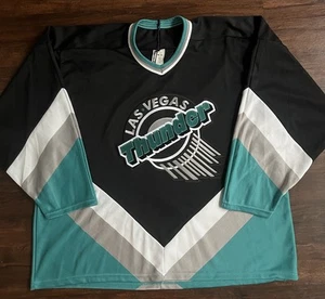 Maglia da hockey Las Vegas Thunder vintage Bauer IHL taglia XL - Foto 1 di 7