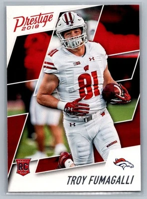 Troy Fumagalli #241, Rookie, Denver Broncos, 2018 Panini Prestige - Image 1 of 2