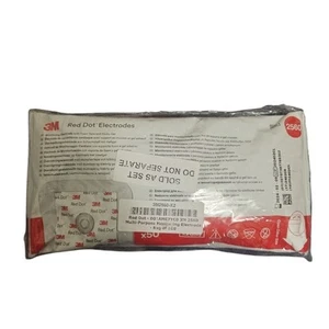 NUEVO 3M 2560 Electrodos de ECG de Monitoreo de Punto Rojo (2 Paquetes de 50) 100ct Total - Imagen 1 de 3