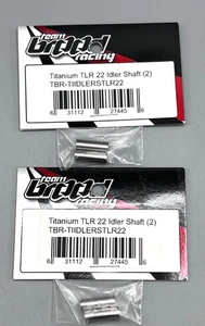 NEW Team Brood Racing Titanium Idler Shaft for Losi TLR 22 (4) TIIDLERSTLR22 - Picture 1 of 1