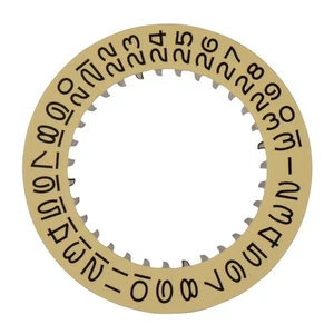 DISCO DE FECHA PARA MOVIMIENTO ROLEX 3030-3035 SE ADAPTA A ROLEX DATEJUST AMARILLO CHAMPÁN - Imagen 1 de 2