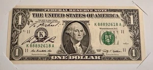 2009 era Rosa Rios - Obama Secretary of the Treasury - Hand Signed $1 Bill - Picture 1 of 1