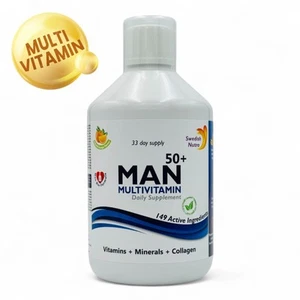 Man Multivitamin 50+ Collagen Vitamins Minerals Peptide Supplement Liquid Drink - Picture 1 of 4