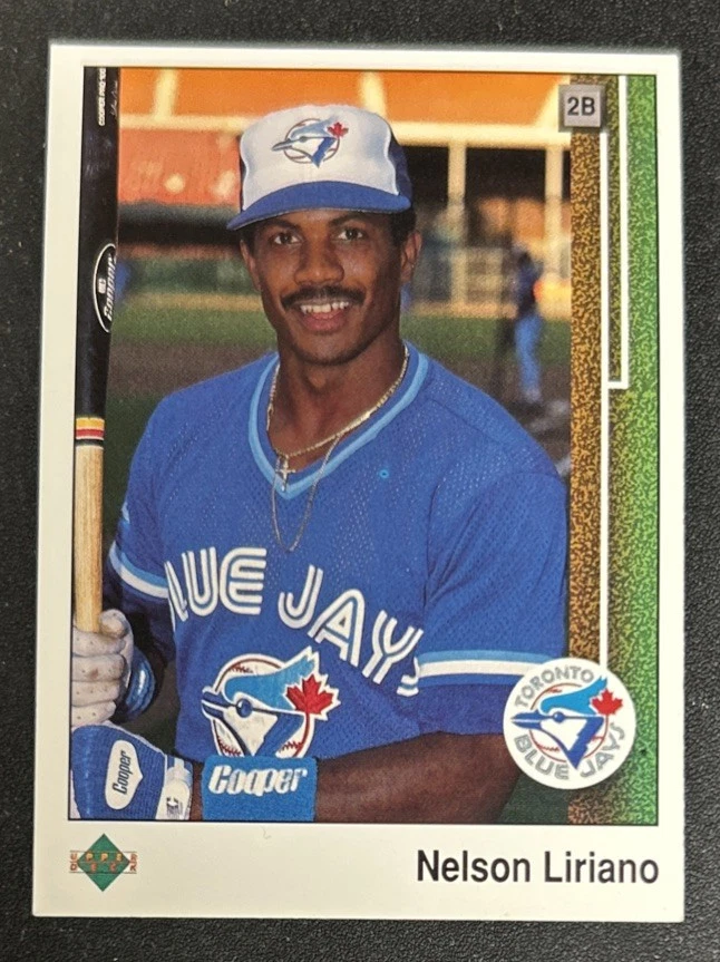 1989 Upper Deck Nelson Liriano 2nd Year Baseball Card #109 Blue Jays 2B VG O/C - Image 1 of 2