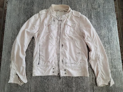 Chaqueta Diesel Suave Impermeable Nylon Beige Off-White Para Hombre Talla XXL Motociclista RARA Foto 1 de 4