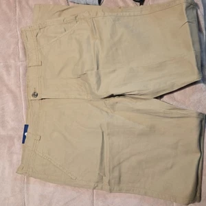 Izod Boys Pants 20 Husky beige straight chino khaki - Picture 1 of 3