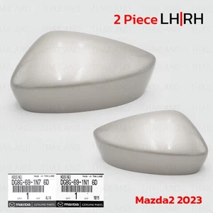 Lh Rh Housing Side Mirror Cover For Mazda Mazda2 Sky Active 4, 5 Dr 2015 - 2023 - Picture 1 of 6