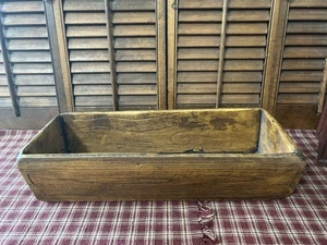 Salem Collection Primitive Treenware Dough Box Trencher - Picture 1 of 6