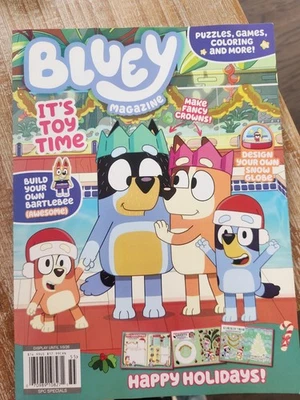 Bluey Magazine Christmas 2025 ~ It's Toy Time ~ Puzzles, Games, Coloring, & More - Image 1 of 3