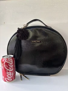 Lancome Paris Damen große schwarze Kosmetik Make-up Tasche Etui zur Aufbewahrung Reise - Bild 1 von 9