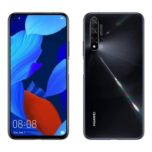 Huawei Nova 5T Black 128GB 6.26" SingleSim 48MP SIM Free UK Smartphone - Picture 1 of 6